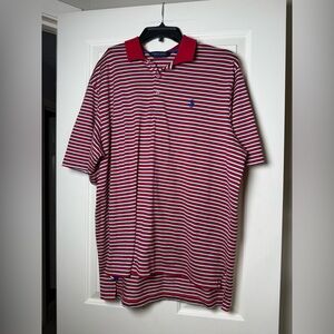 Polo Golf Ralph Lauren 100% Puma Cotton Polo Striped Shirt